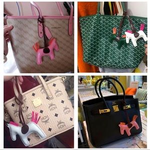 3 pcs Ladies Bag Decoration Charm Pendant Little Color Horse. (Random Colors)